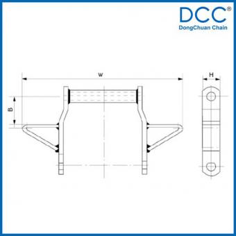 Wide Series Welded Steel Chain Attachments