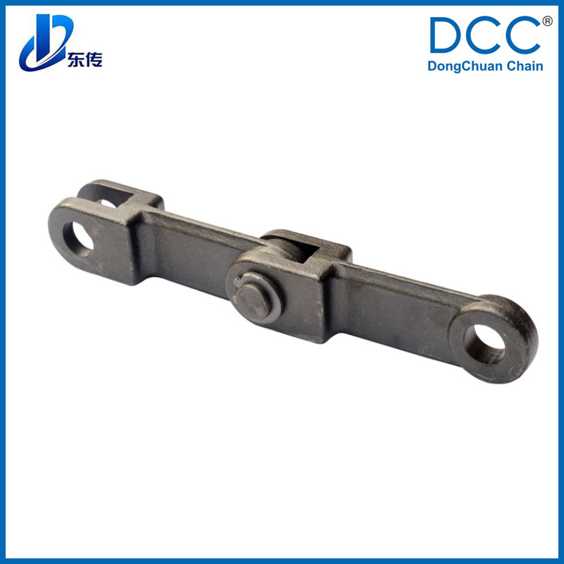 Industrial Forged Iron Fork Metal Link Transmission Chain