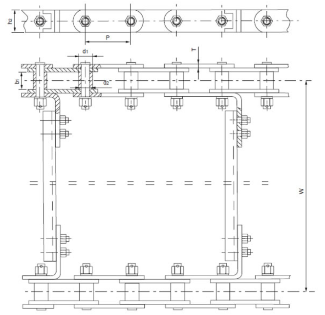 Conveyor Chain for Grain Machines