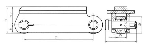 Heavy Duty Extended Pitch Roller Chain