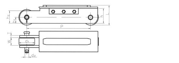 Heavy Duty Extended Pitch Roller Chain