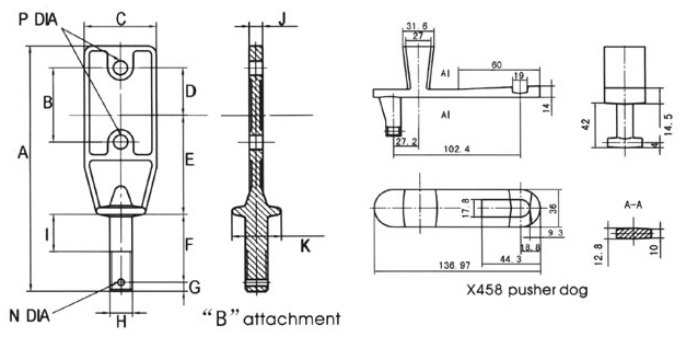 X348 Forged Chain Attachments