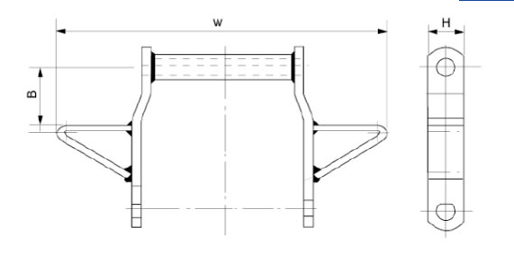 Wide Series Welded Steel Chain Attachments