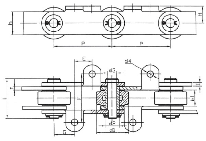 Conveyor Chain for Sugar Industry