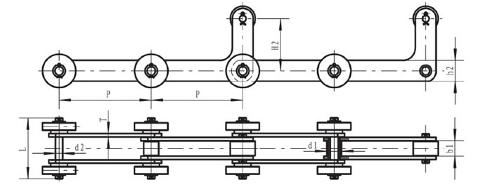 Steel Sheets Conveyor Chain