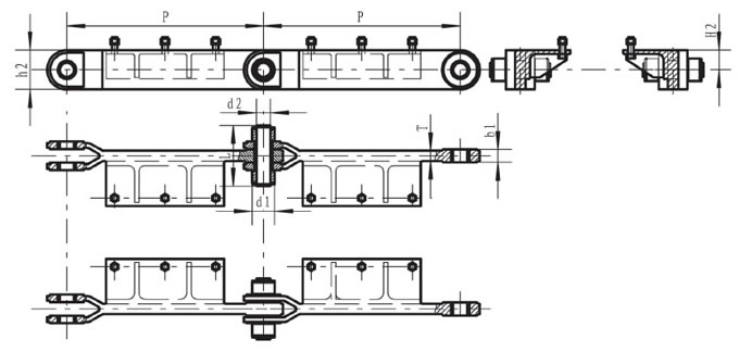 Cast Steel Chain Detail drawing